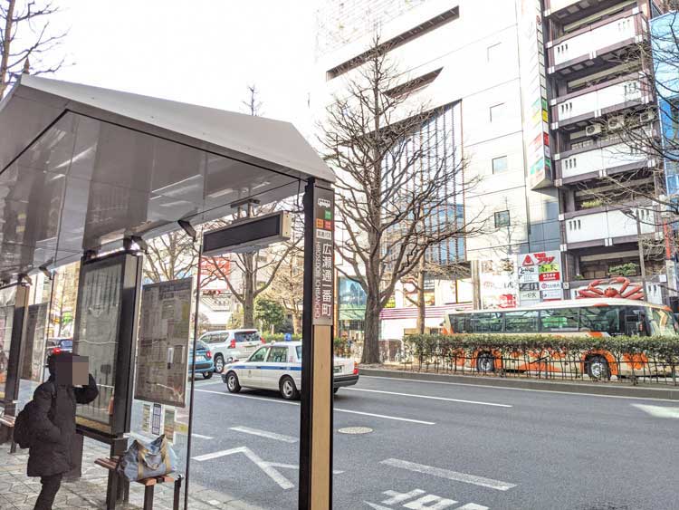 広瀬一番通りのバス停